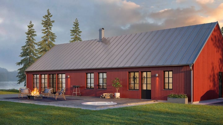Exteriör av byggnaden Bolmen