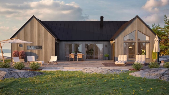 Exteriör av byggnaden Åhus