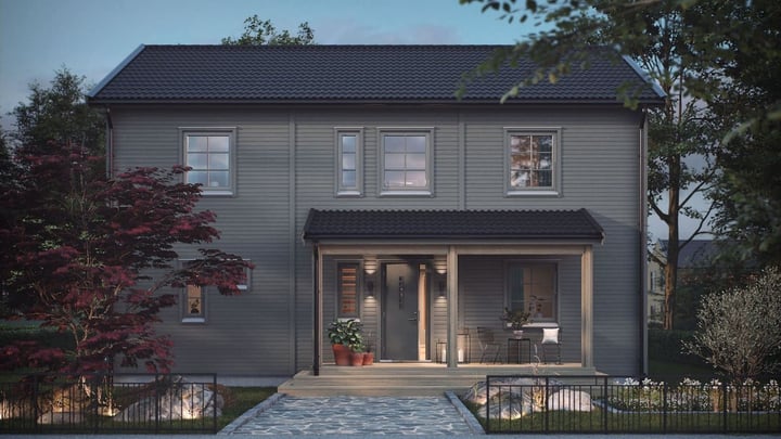 Exteriör av byggnaden Villa Markaryd