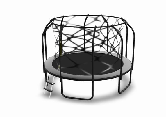 Exteriör av byggnaden Studsmatta