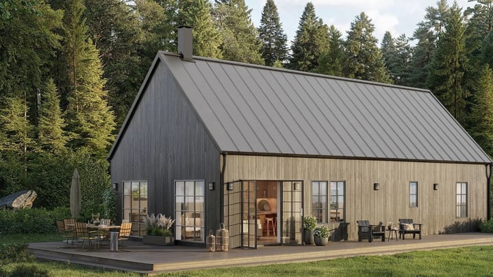 Exteriör av byggnaden Villa Skidsta