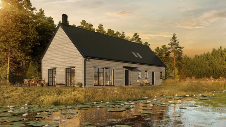 Exteriör av byggnaden Villa Lysvik