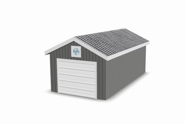 Exteriör av byggnaden Garage