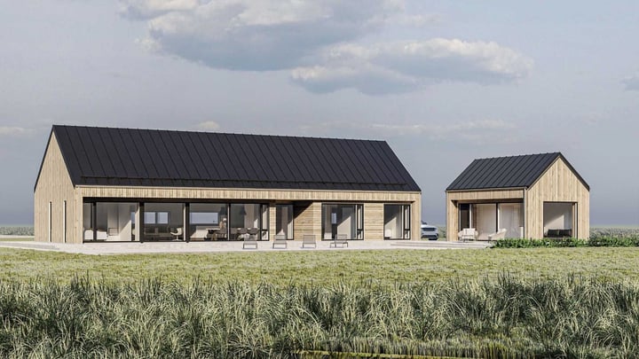 Exteriör av byggnaden R-122