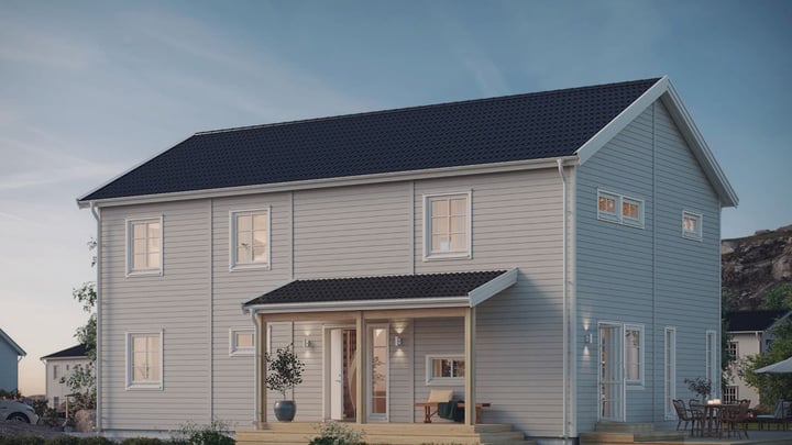 Exteriör av byggnaden Villa Huskvarna