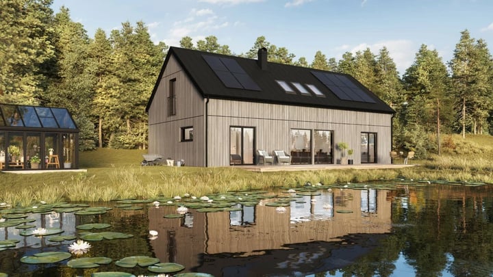 Exteriör av byggnaden Villa Klövsjö