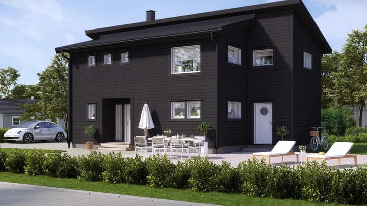 Exteriör av byggnaden Villa Alnö