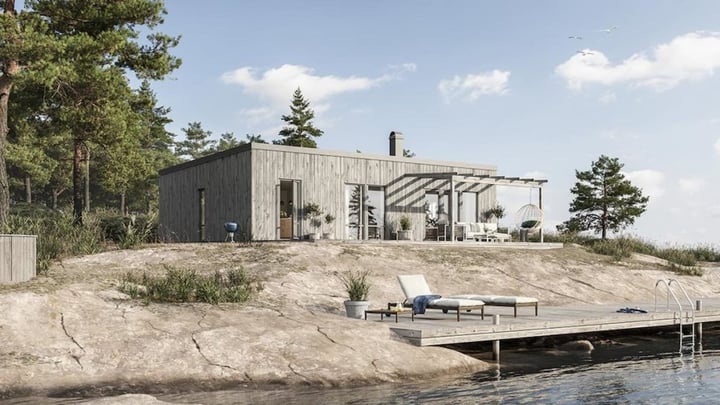 Exteriör av byggnaden Valsan
