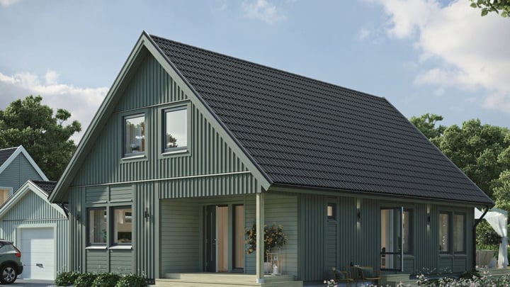 Exteriör av byggnaden Villa Komstad