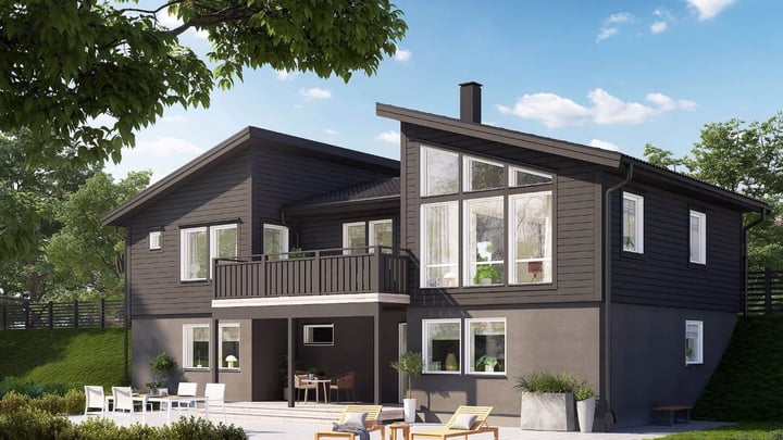 Exteriör av byggnaden Villa Lövholmen