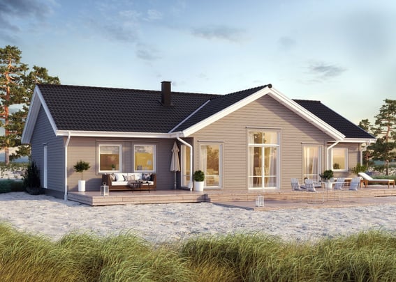 Exteriör av byggnaden Villa Vedastrand