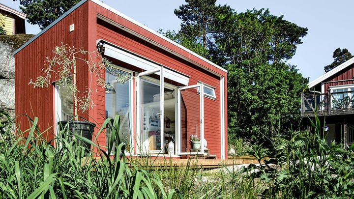 Exteriör av byggnaden E25 Loft