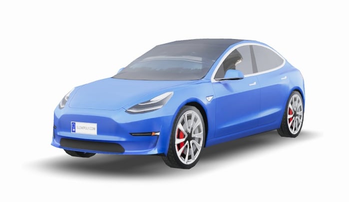 Exteriör av byggnaden Bil - Model 3