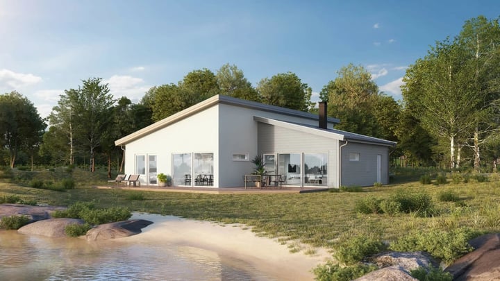 Exteriör av byggnaden Villa Roxen
