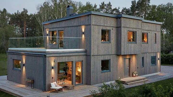 Exteriör av byggnaden Villa Svavelsö