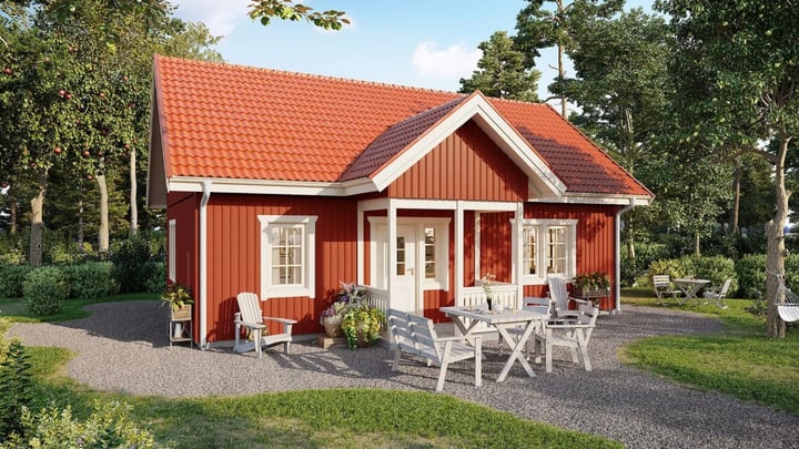 Exteriör av byggnaden Marmen