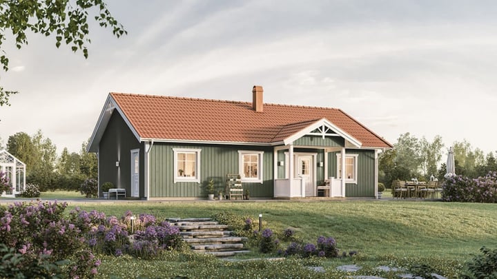 Exteriör av byggnaden Sparven