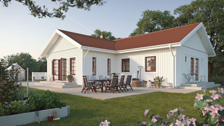 Exteriör av byggnaden Villa Adelöv