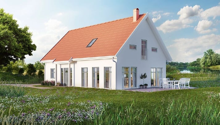 Exteriör av byggnaden Villa Simrishamn