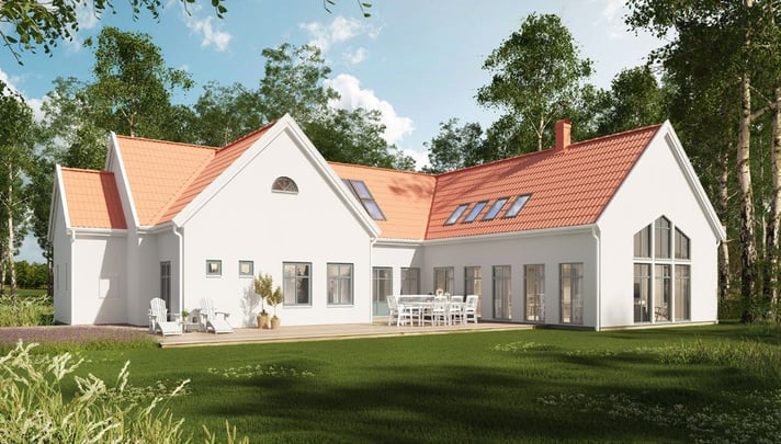 Exteriör av byggnaden Villa Åkarp