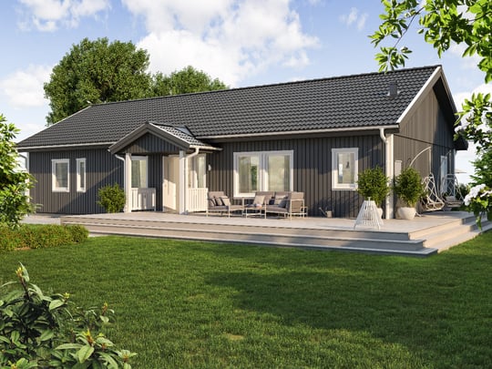 Exteriör av byggnaden Linnéa