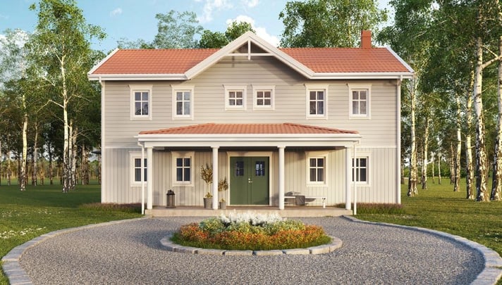Exteriör av byggnaden Villa Söderhamn