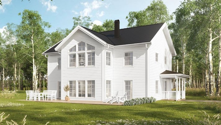 Exteriör av byggnaden Villa Söderhamn