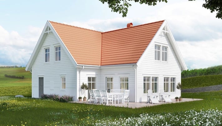 Exteriör av byggnaden Villa Fagersta