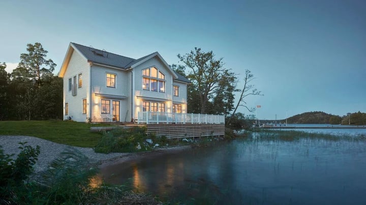 Exteriör av byggnaden Villa Mörtnäs