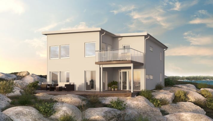 Exteriör av byggnaden Villa Lidingö