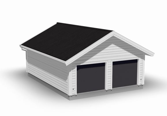 Exteriör av byggnaden Dubbelgarage