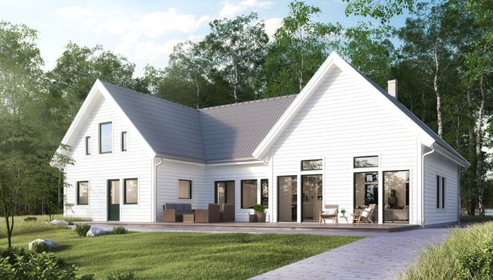 Exteriör av byggnaden Villa Marieholm