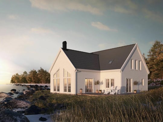 Exteriör av byggnaden Villa Bråviken