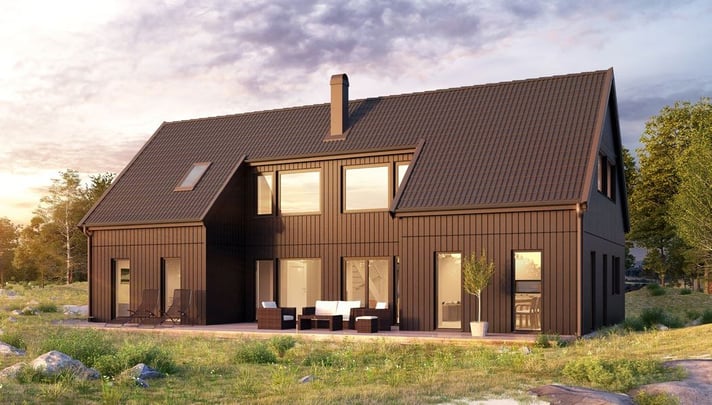 Exteriör av byggnaden Villa Hägersten