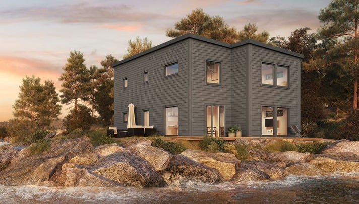 Exteriör av byggnaden Villa Vindö